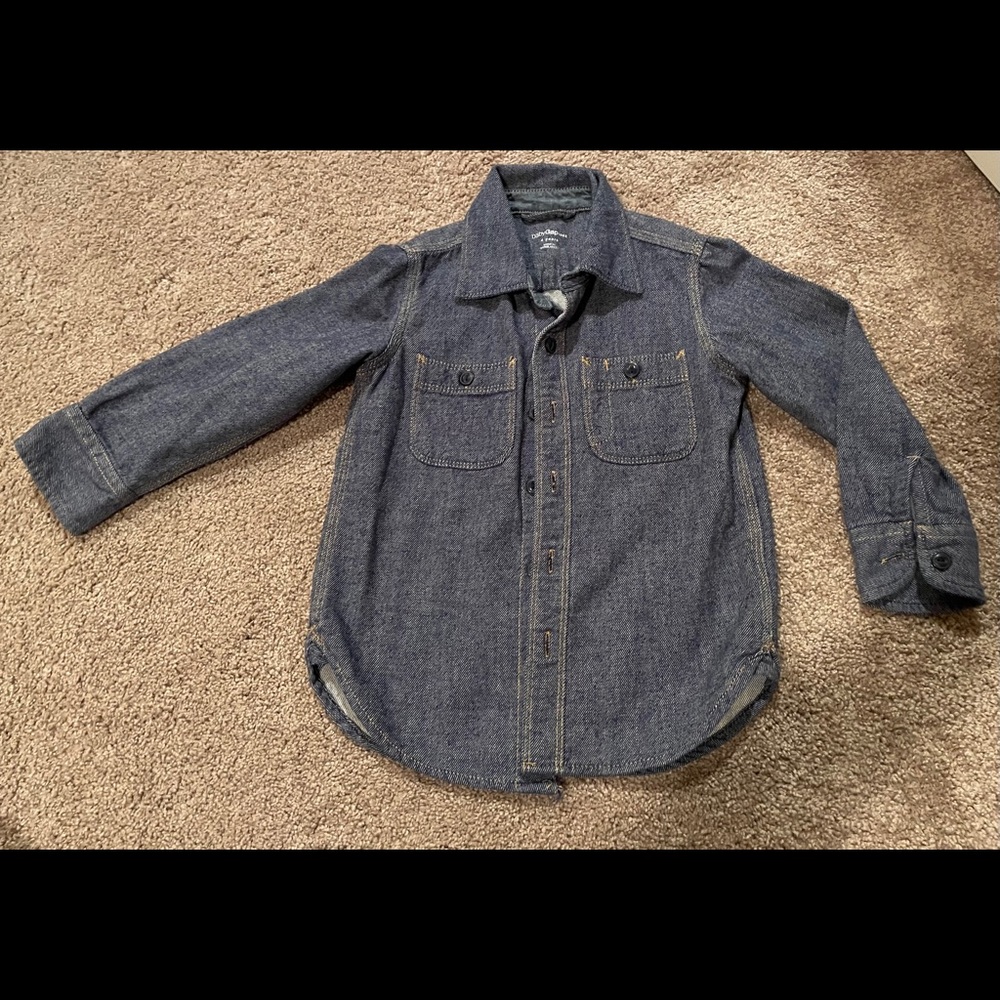 Chambray boys shirt. New